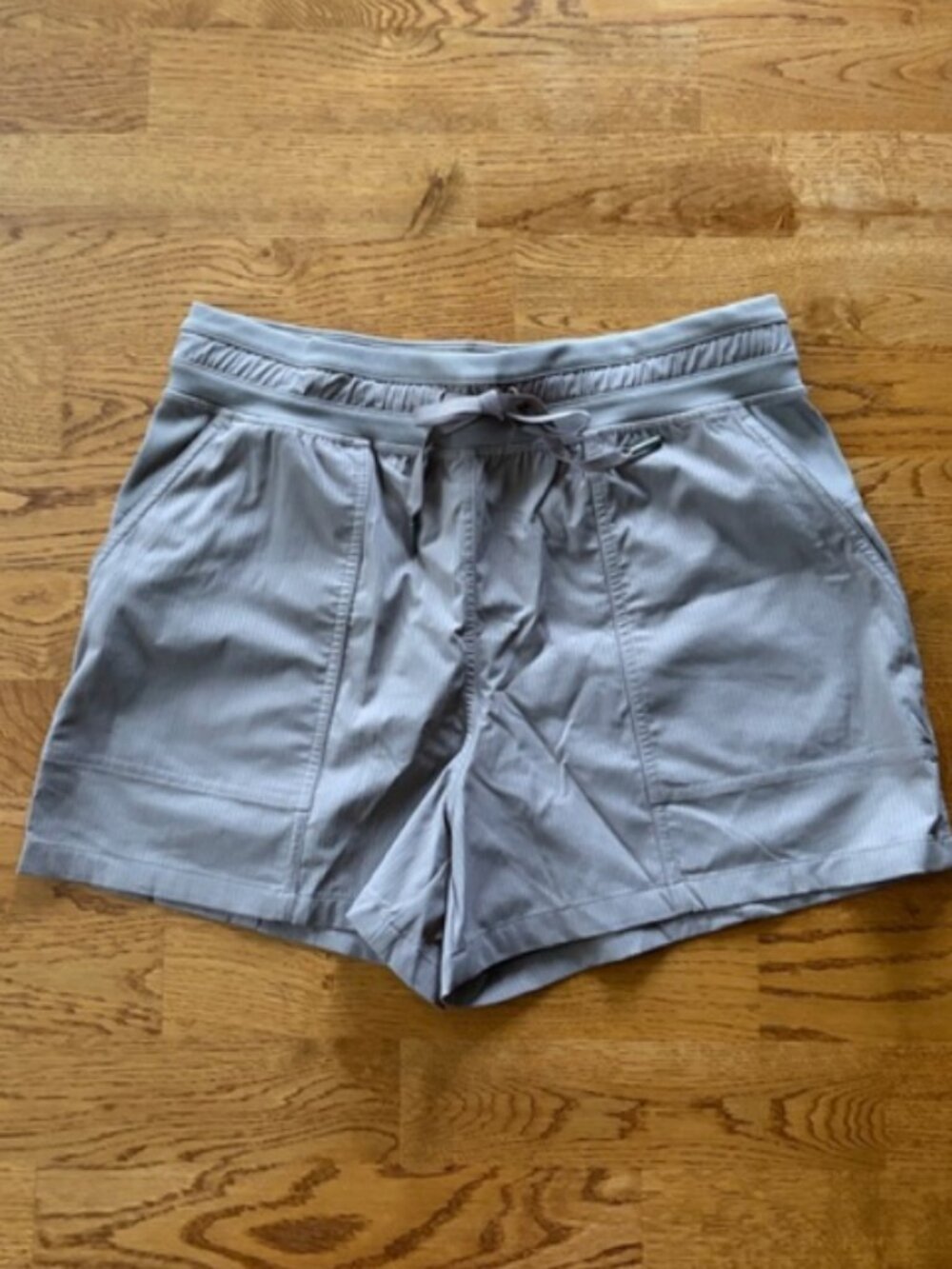 Lululemon Dance Studio High-Rise Shorts Taupetastic Drawstring Pockets 3.5" 6
